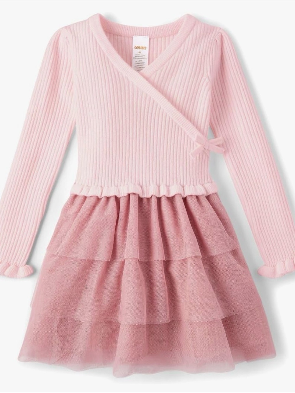 Gymboree Girl’s Long Sleeve Pink Tutu Dress - Size 8